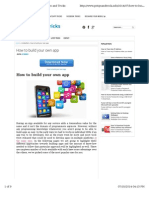 How To Build Your Own App PDF