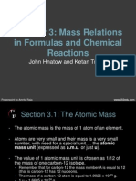 ch-03 Mass Relations in Formulas and Chemical Reactions 1