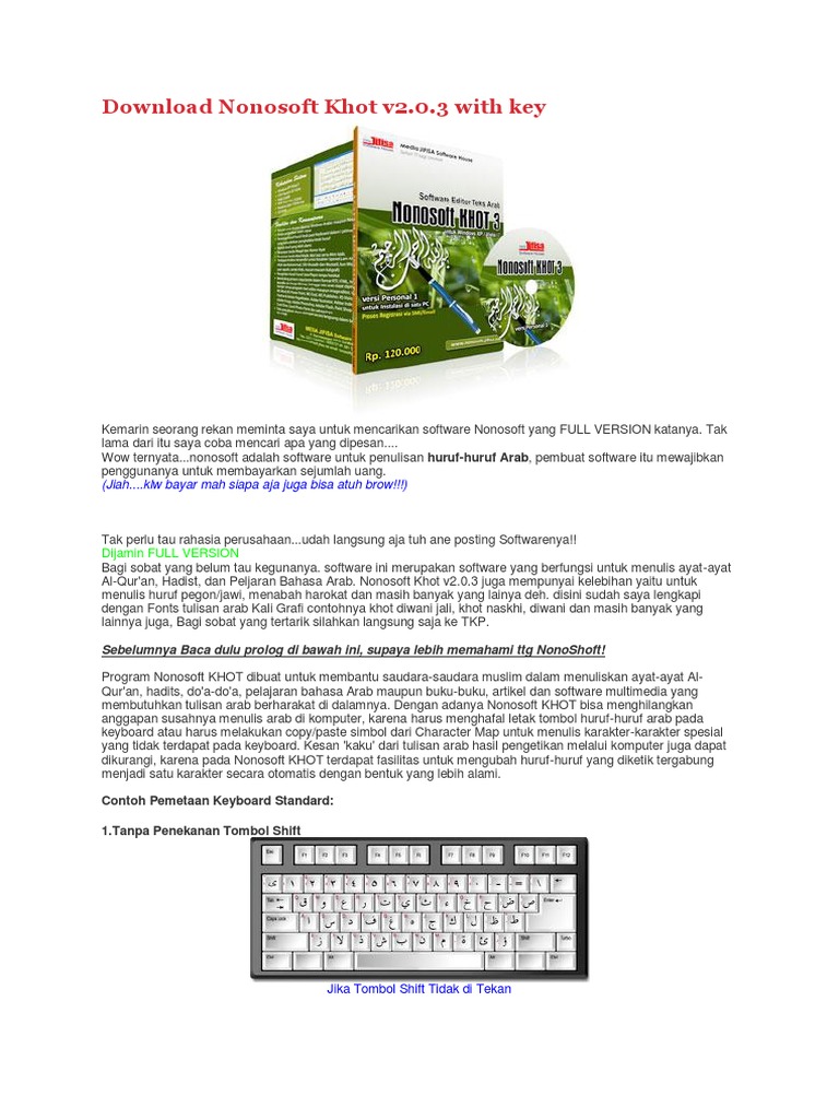 Download Nonosoft Khot v2.0.3 Gratis | PDF