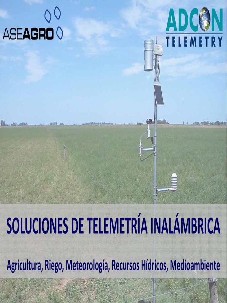 Tecnologia Adcon Telemetry | PDF | Riego | paquete general de Radio sevicio