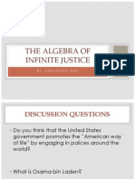 The Algebra of Infinite Justice: By: Arundhati Roy