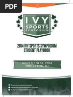 Download 2014 Ivy Sports Symposium Student Playbook by Sports Symposium Inc SN251757320 doc pdf