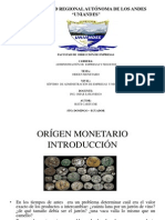 Origen de La Moneda en El Mundo