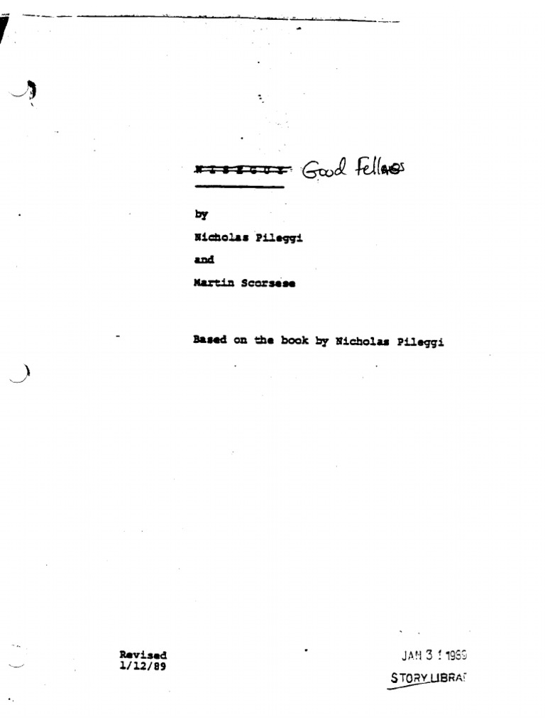 Goodfellas script pdf
