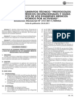 2013 Aprueban Documentos Tecnico Protocoles Examenes