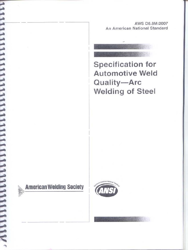 Aws D8.8 2007 | PDF