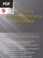 Métodos Contraceptivos Naturais