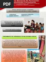 Fundamentos de La Enseñanza y Aprendizaje de l2