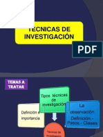 Tecnicas de Investigacion I2