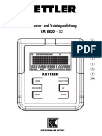 Computer-Und Trainingsanleitung SM 8820 - 83: D GB F NL E I PL