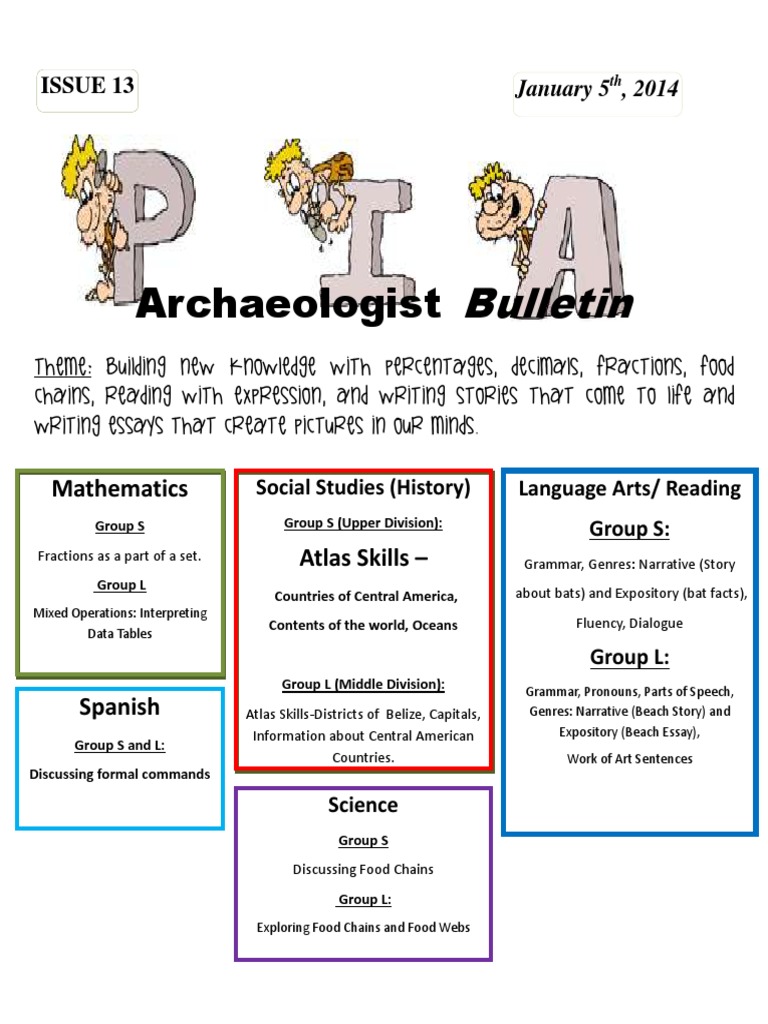 Weekly Newsletter Template Jan 05-15 | PDF | Social Science