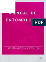 Manual de Entomologia - Javier Hoceja y Rosillo - 1881