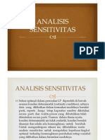 Analisis Sensitivitas