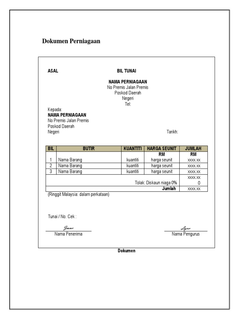 Bil Tunai Asal1