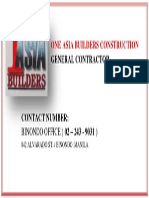 One Asia Builders Construction