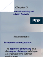 Environmental Scanning and Industry Analysis