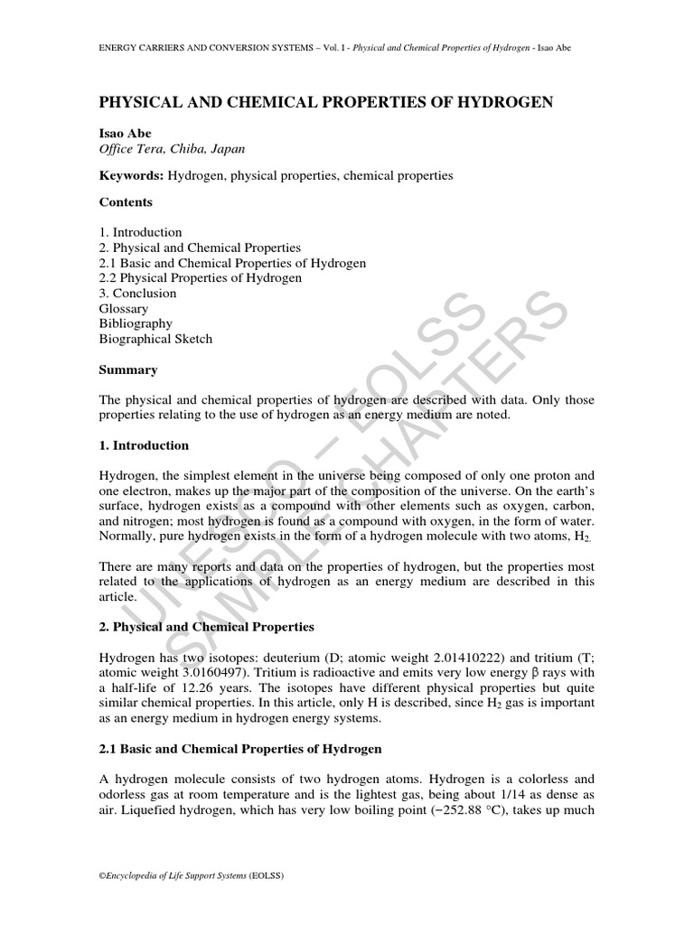 Hydrogen Production | PDF | Hydrogen | Chemical Compounds