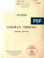 Notes on German Shells (1918)