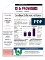 From Feast To Famine For Nursing: Calendar