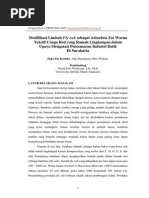 Download Modifikasi Limbah Fly Ash Sebagai Adsorben Zat Warna Tekstil Congo Red Yang Ramah Lingkungan by M Yuli Atrafatrin SN251822488 doc pdf