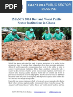 Download IMANIS 2014 Best and Worst Public Sector Institutions in Ghana by IMANI Center for Policy and Education SN251825356 doc pdf
