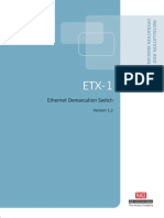 ETX-1 Installation and Operation Manual 09-13 PDF