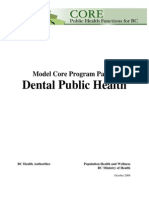 Model Core Program Paper Dental