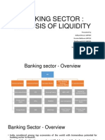 Banking Sector: Analysis of Liquidity