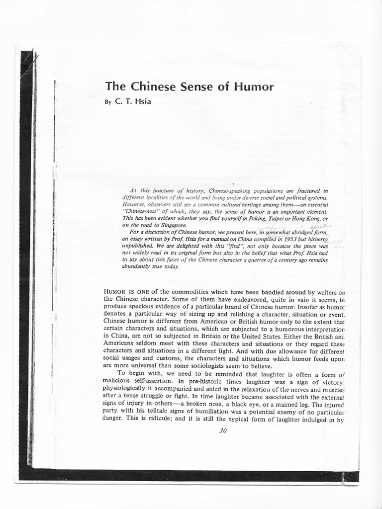 Types of sense of humor image