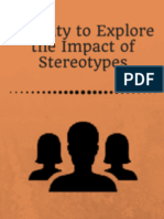 Activity to Explore the Impact of Stereotypes