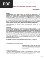 Zila Mamede (1953-1985) Poesia de Silêncio e Rumor