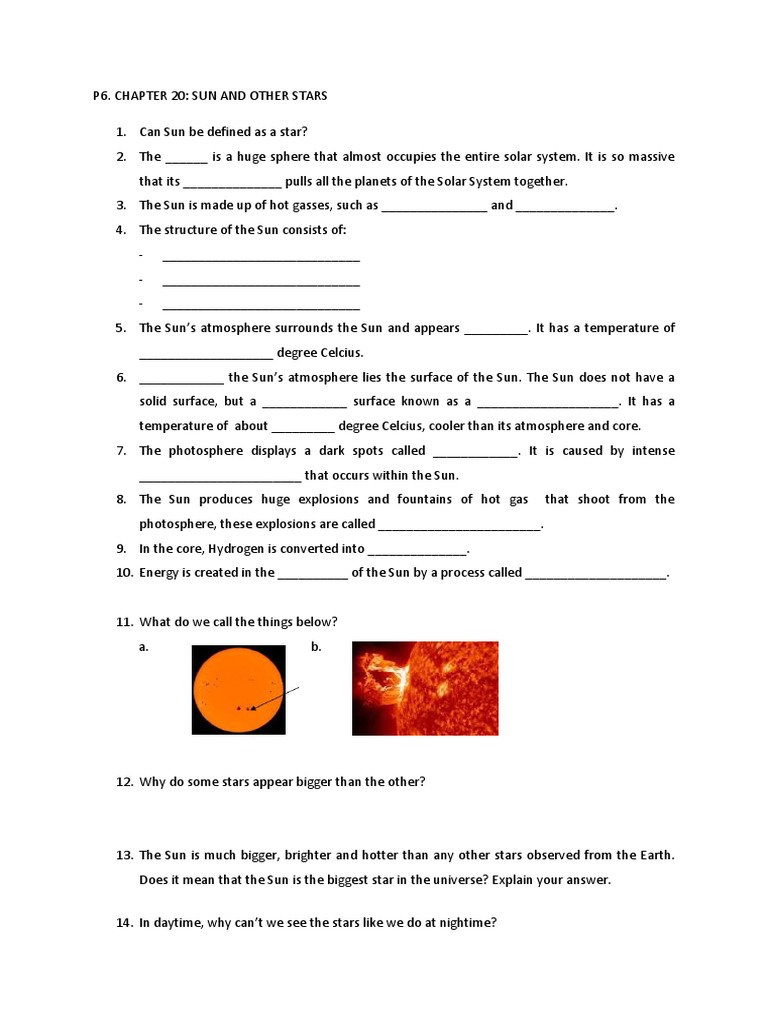 Understanding the Sun and Stars | PDF | Travel | Foreign Language Studies