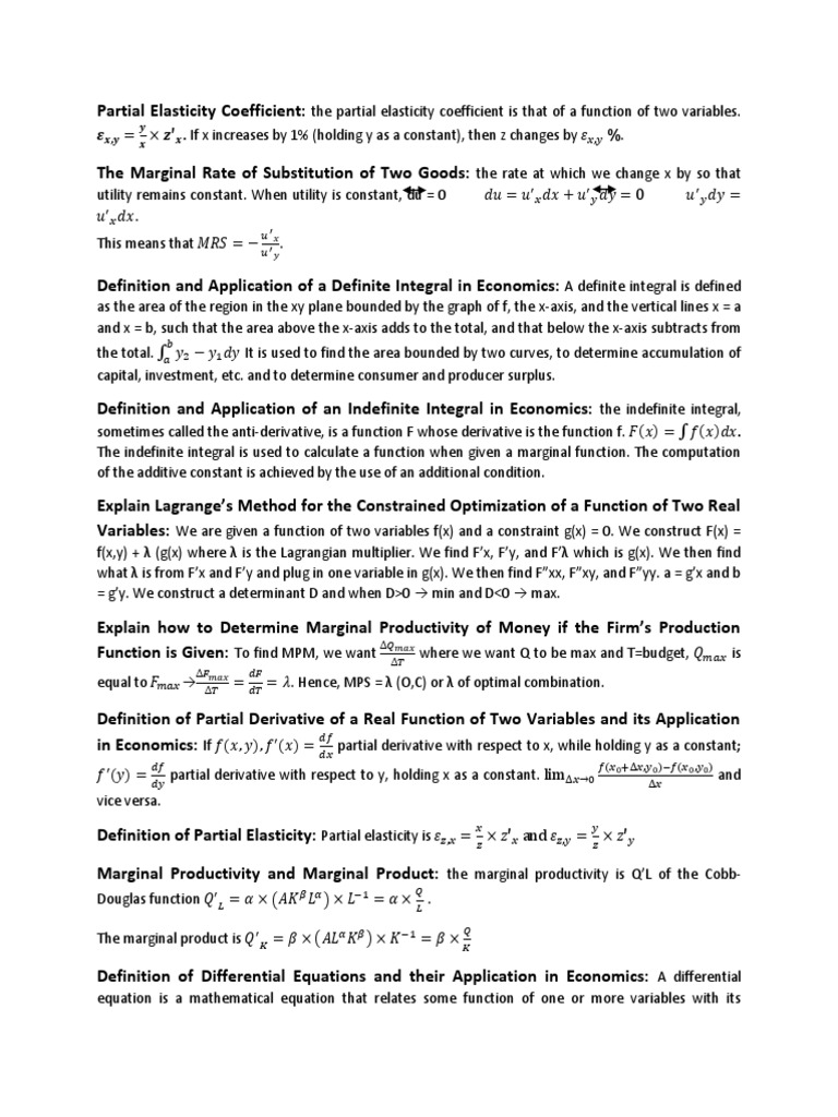 Mathematics Theory Derivative Mathematical Objects