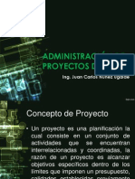 Conceptos Administración de Proyectos Presentación