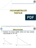 Trigonometrija Ponavljanje