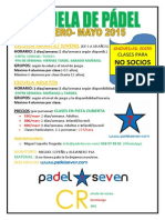 Escuela Padel Ene-May 2015