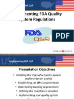 Implementation of FDA Regulations