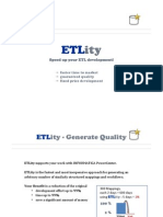 ETLity Generating PowerCenter Mappings Presentation