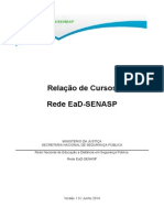 Relação de Cursos Da SENASP