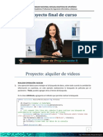 Crear Programa Alquiler de Videos