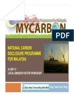 National Carbon Disclosure