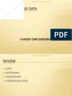 KOMUNIKASI DATA - Model Komunikasi