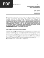 A Critica de Rousseau e Kant
