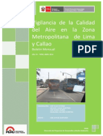 Vigilancia de La Calidad Del Aire en La Zona Metropolitana de Lima y Callao