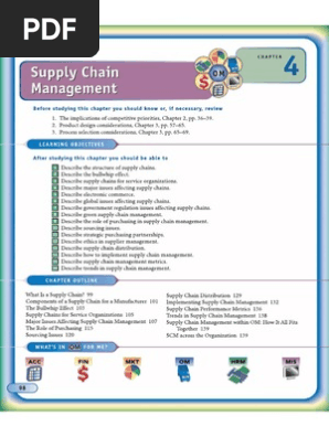 Supply Chain Managment by Reid | PDF | Business Process