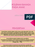 Pemerolehan Bahasa Pada Anak