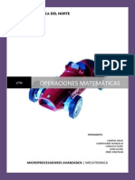 Operaciones Matematicas Micros