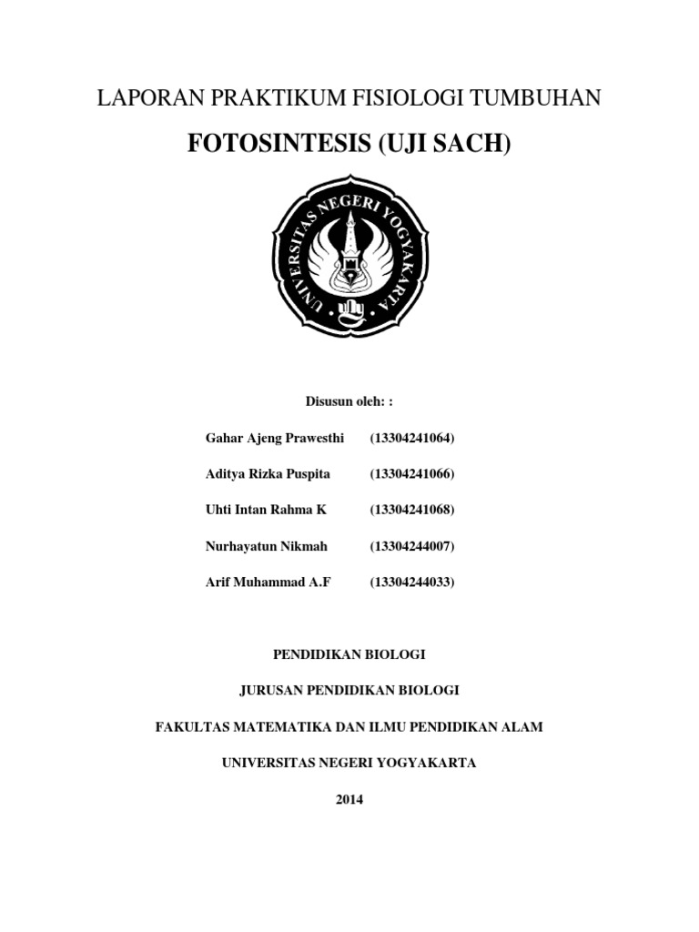 Laporan Uji Sach Fix