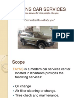 FAYNS CAR SERVICES Quality Management