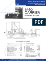 American 8460 Crane Specifications